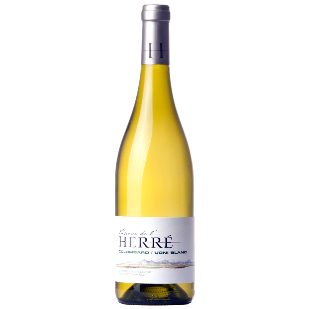 Réserve de l'Herré, 2022 - Côtes de Gascogne IGP - Blanc Sec - 75 cl - étiquette abîmée