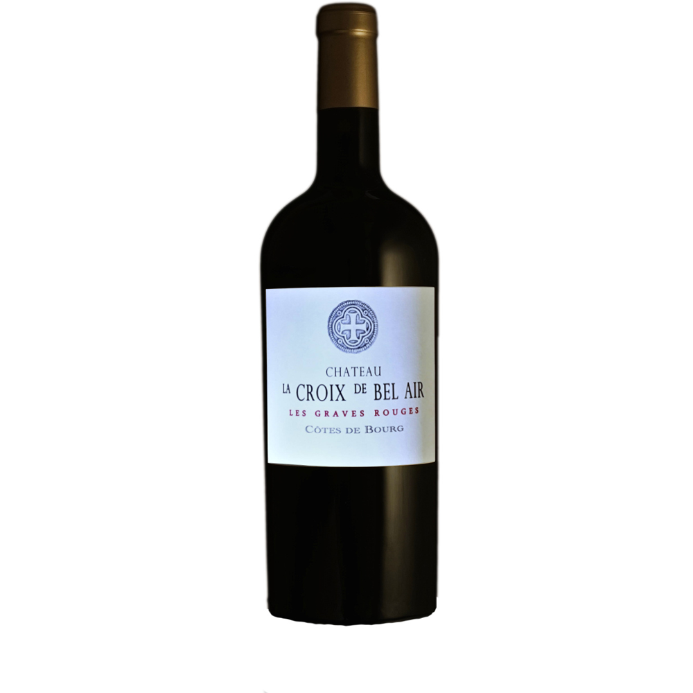 Château La Croix de Bel Air, 2019 - Côtes de Bourg AOP - Rouge - 75 cl - étiquette abîmée