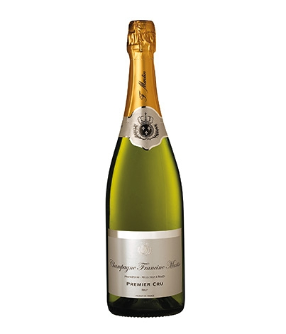 Champagne Francine Martin - Brut - 75 cl - étiquette abîmée