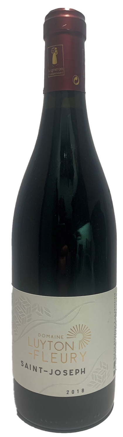 Domaine Luyton-Fleury, 2018 - Saint-Joseph AOC - Rouge - 75 cl - étiquette abîmée