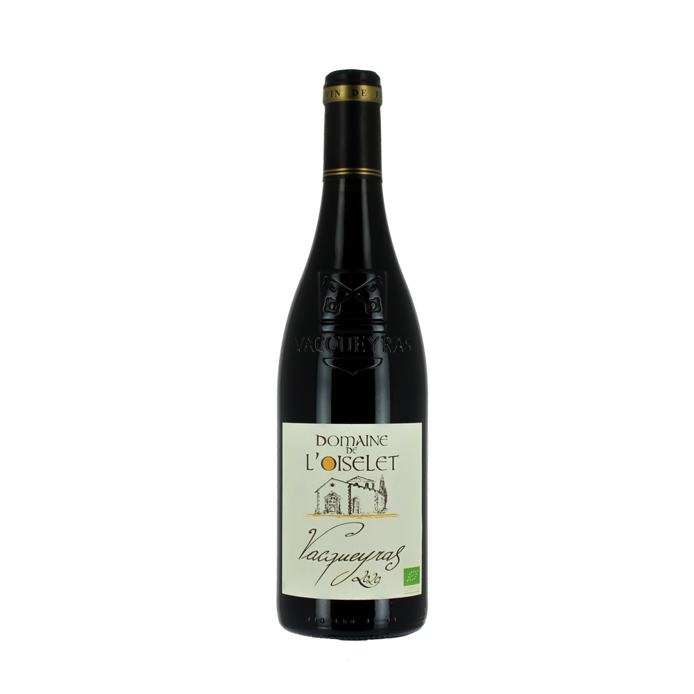 Domaine de l'Oiselet BIO, 2020 - Vacqueyras AOP - Rouge - 75 cl - étiquette abîmée
