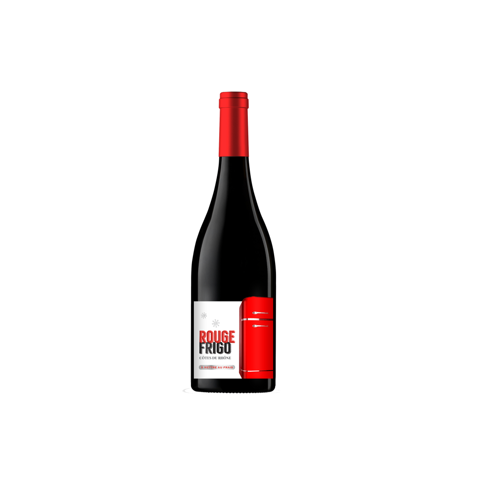 Laurent Brotte Rouge Frigo, 2022 - Côtes du Rhône AOP - Rouge - 75 cl - étiquette abîmée