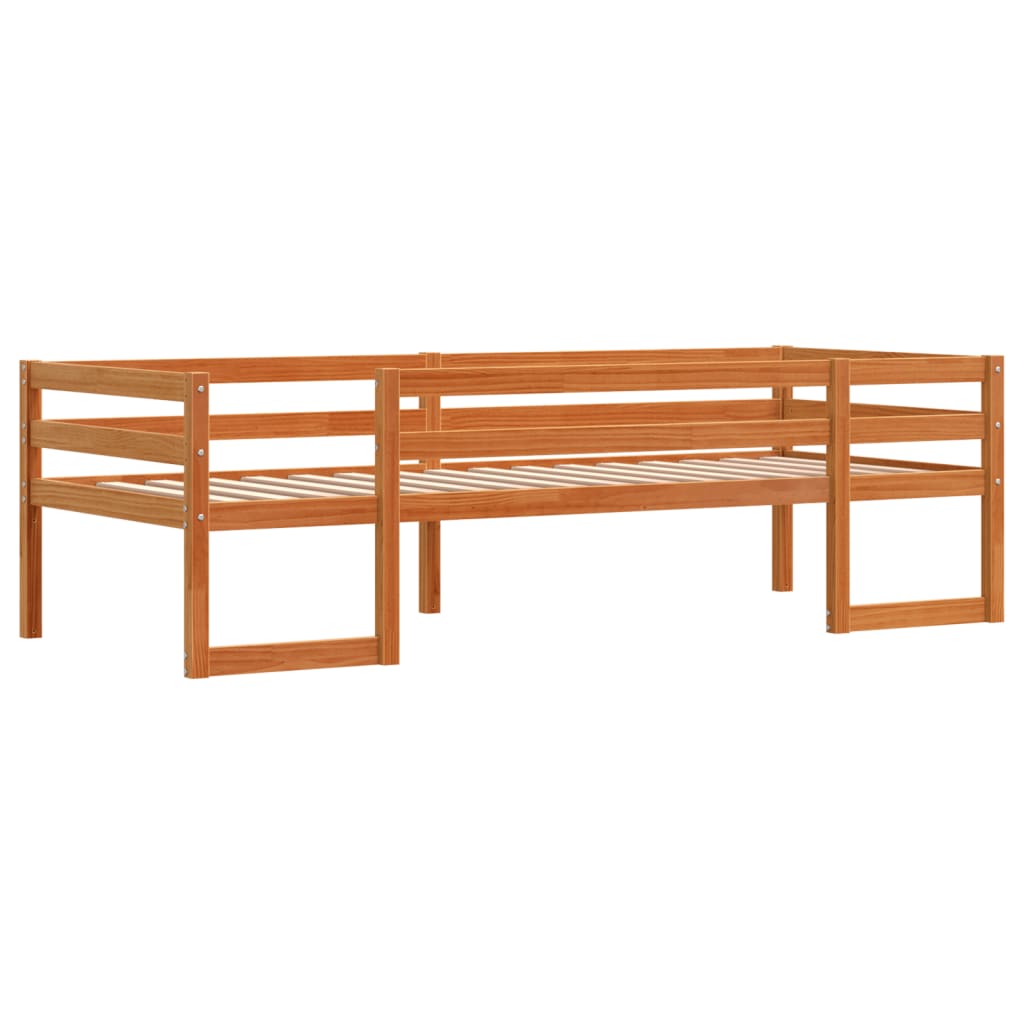 Buffet Bas Jango 2 Portes Coulissantes Blanc Et Plateau Bois - 100 Cm De Long, Rangement Pratique Pour Salon Ou Salle à Manger - 8