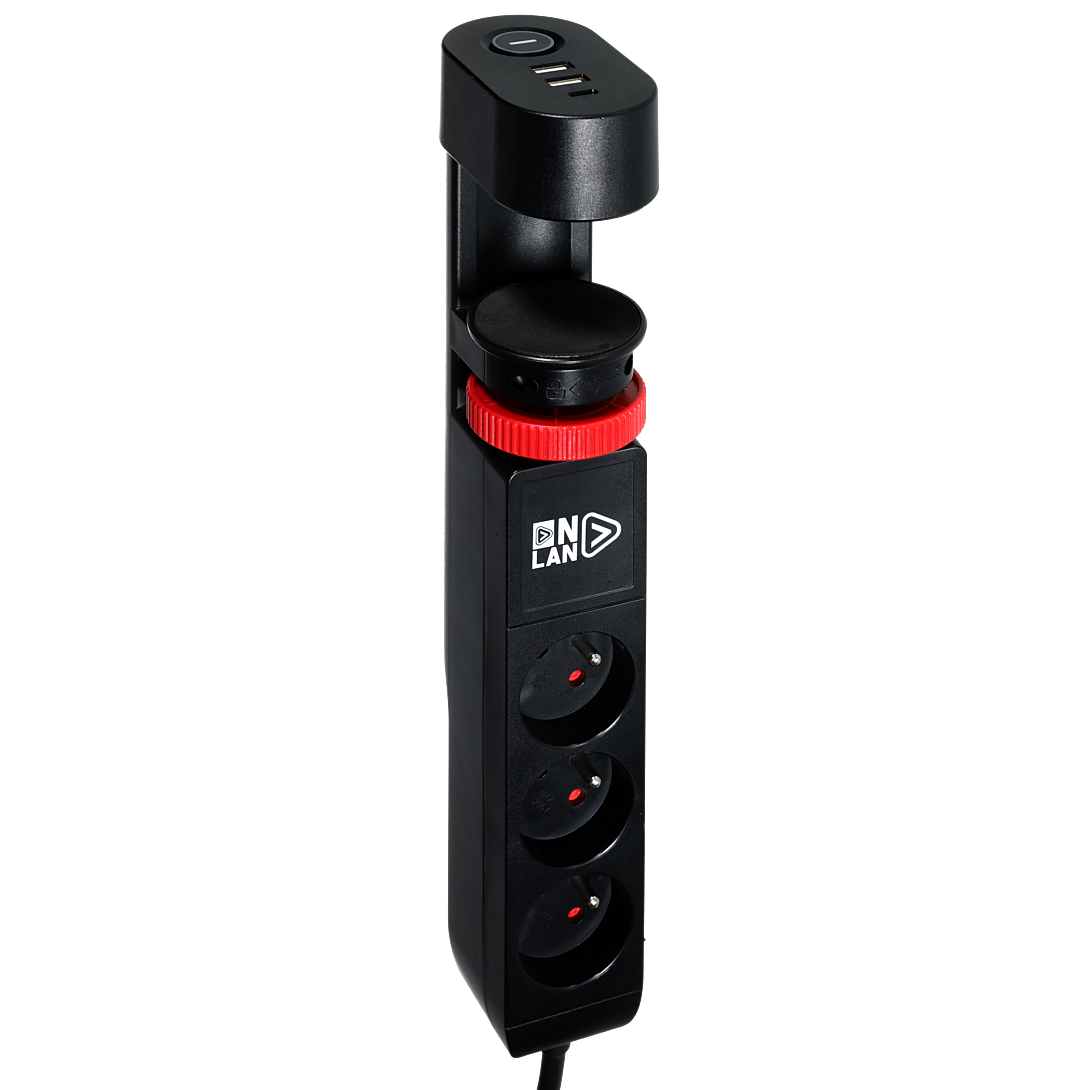 Multiprise de bureau 3 en 1 Onlan Smart Socket - vue 6