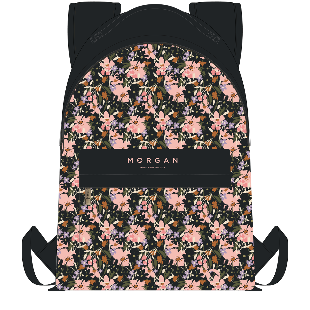 Morgan Sac à dos Liberty 1 compartiment, 18L, Noir Polyester