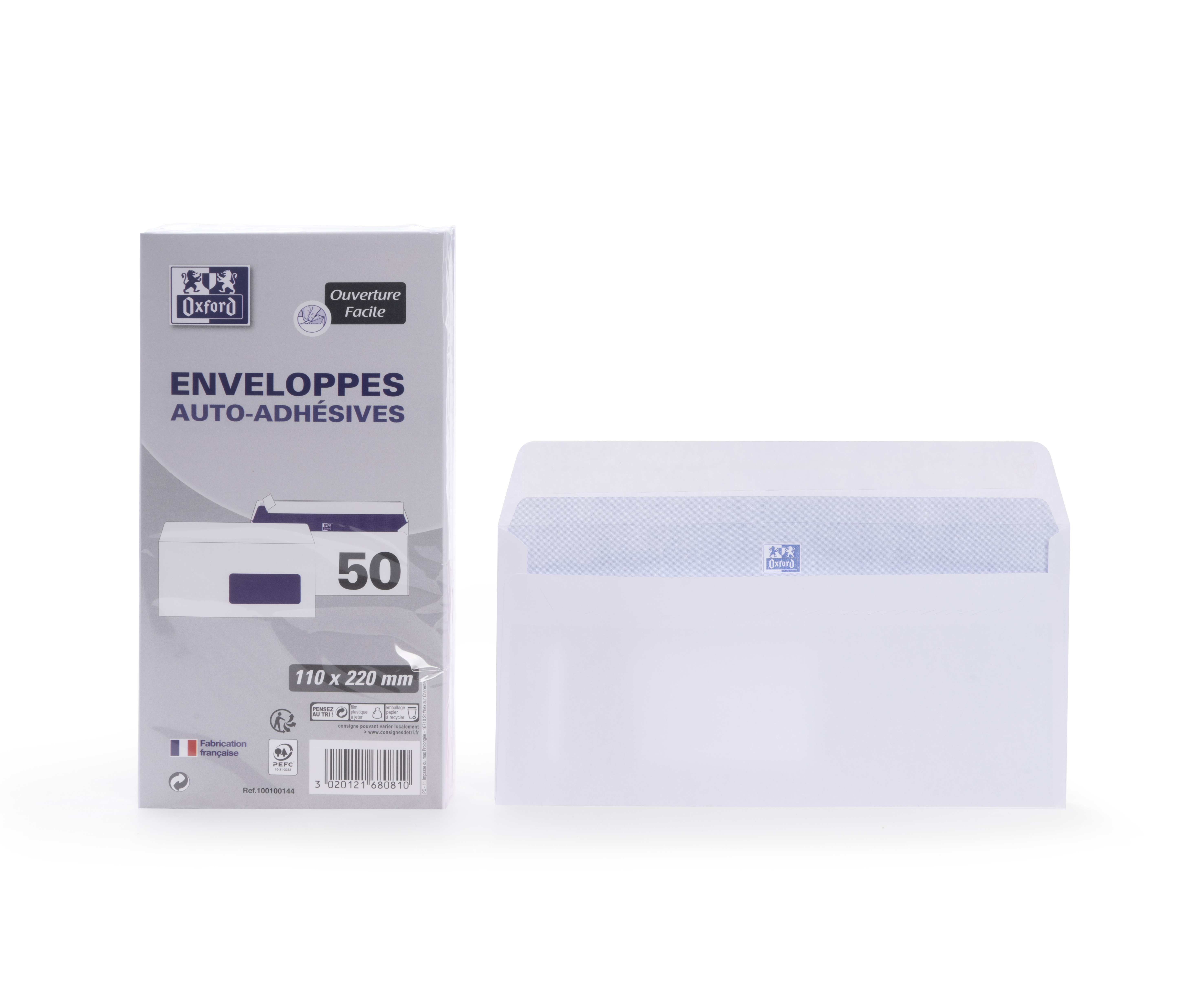 Enveloppe papier kraft brun auto-adhésive 162x229 mm 90g/m² (par 500