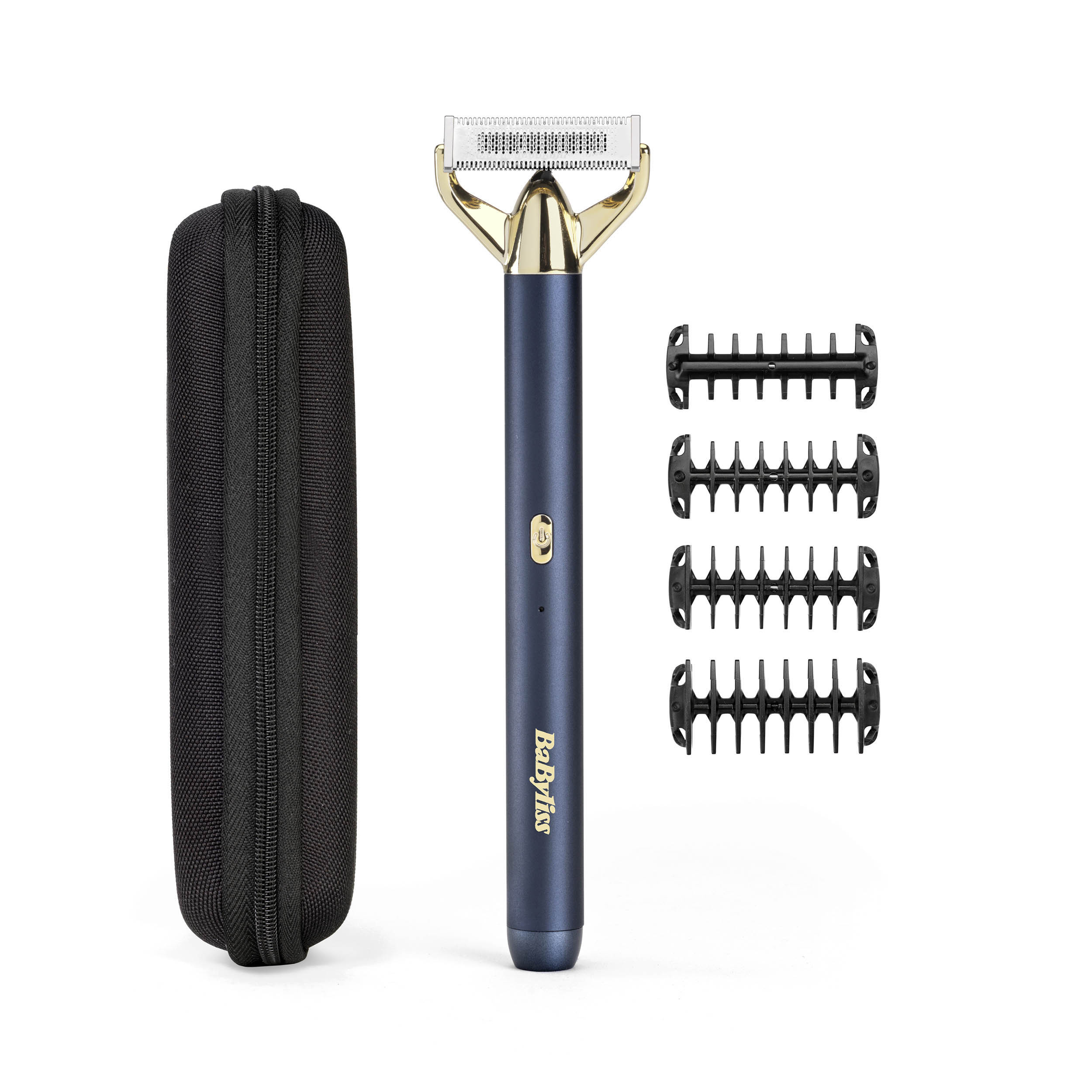 Tondeuse à barbe et rasoir BABYLISS X Blade Super X Metal Sans fil Autonomie 45 min 4 sabots Edition or & - vue 3