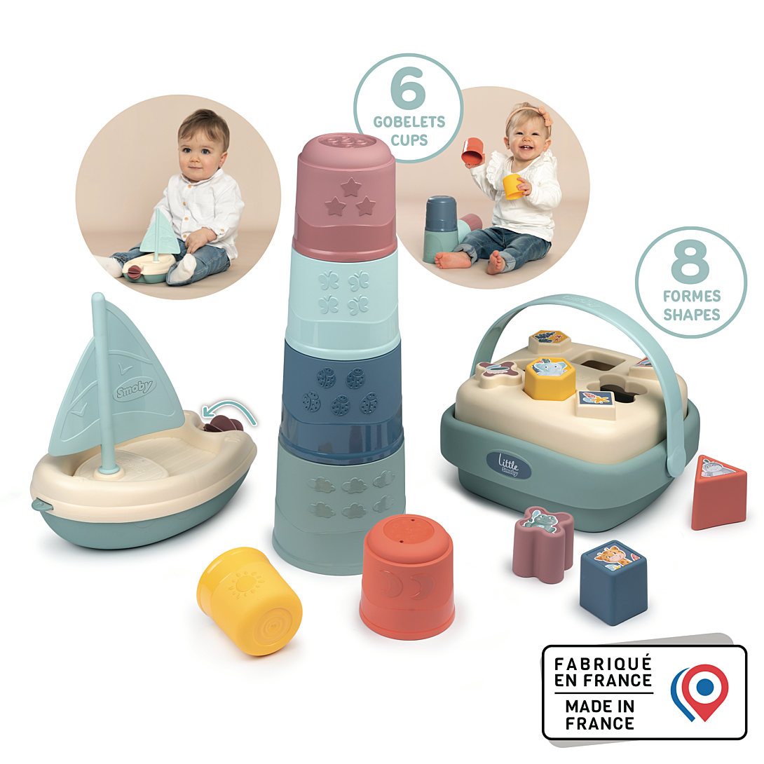 Jouet Empilable VTech Coffret De Bain Empilo Rigol'Eau - 13 Jouets Pour Bébé Dès 1 An éléphant Arroseur Bébé
