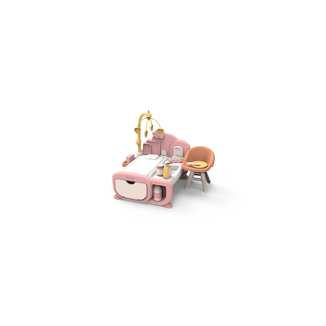 Poussette Poupon Smoby - Baby Nurse - Landau - Pour Poupons Et Poupées Jusqu'à 42 Cms Poussette Jouet
