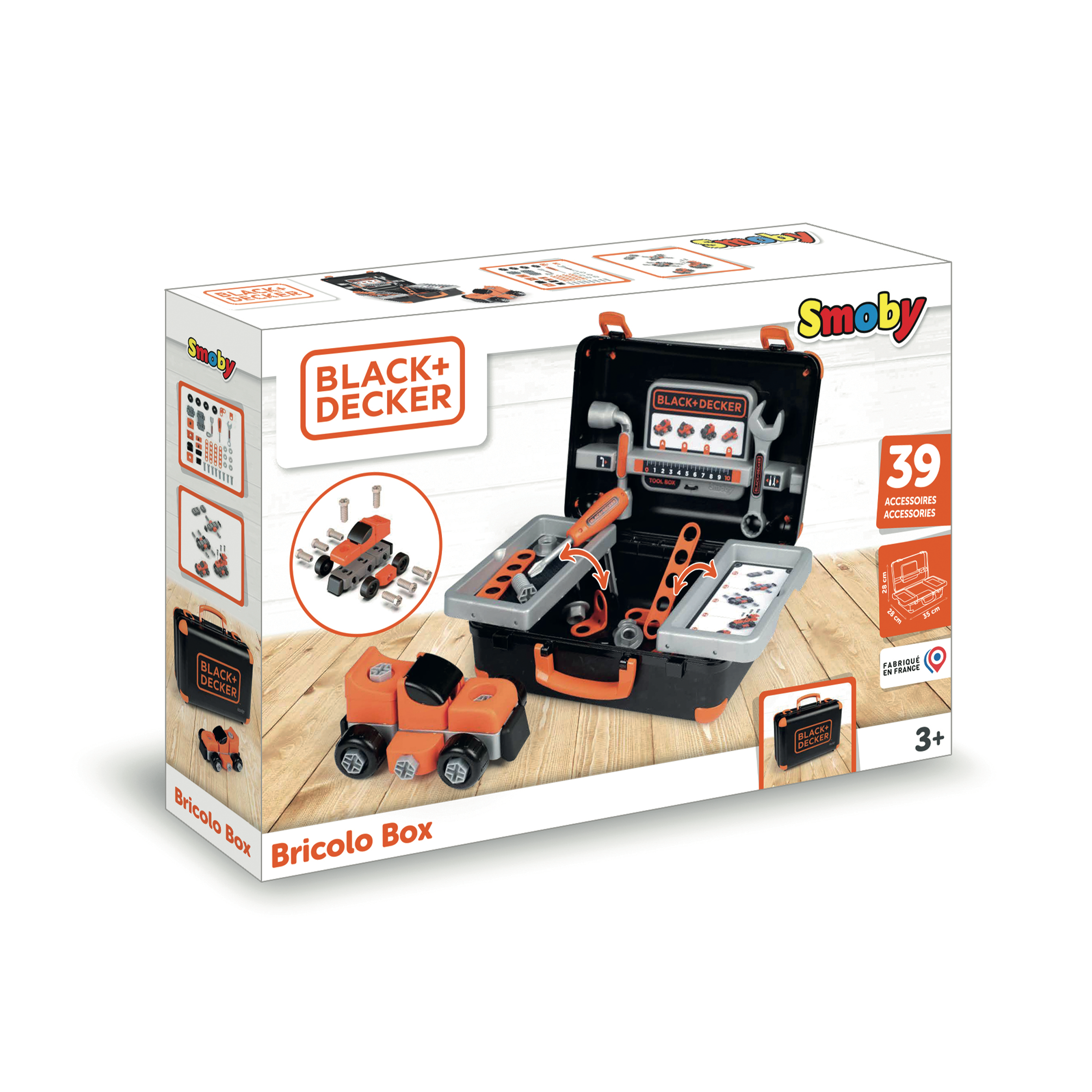 Coffret +decker Bricolo Box Smoby Le Coffret - vue 4