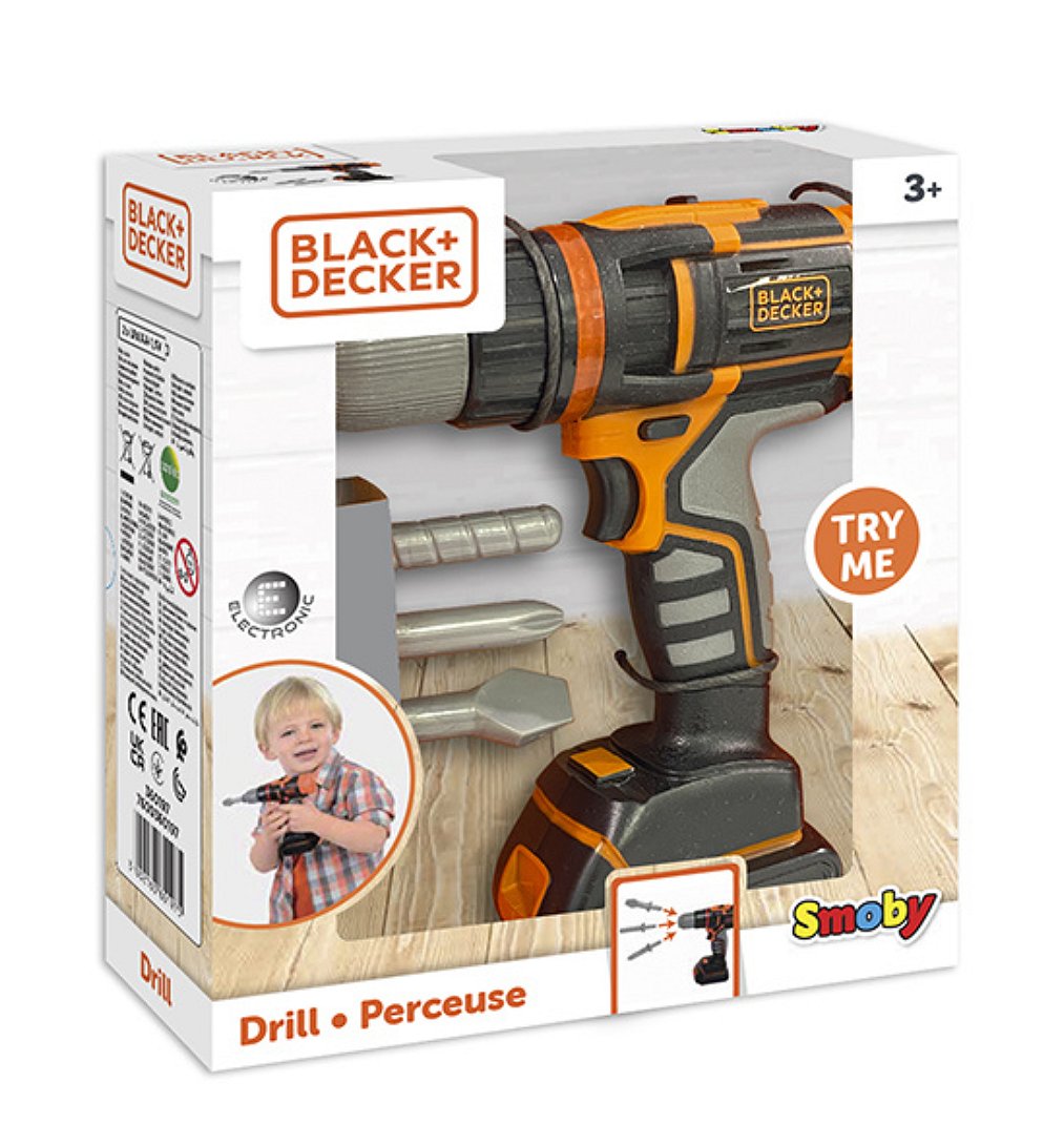 Jouet Smoby Perceuse Electronique Black+Decker