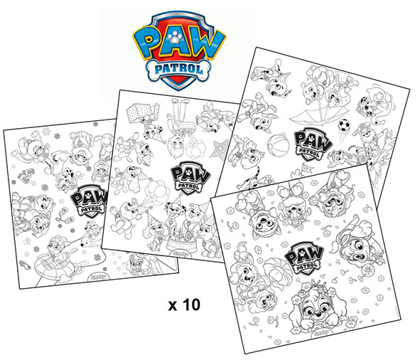 kid coloriages paw patrol