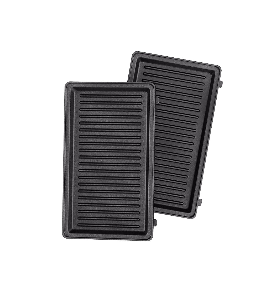 Tefal Coffret Snack Collection 2 plaques grill panini + 1 livre de recettes XA800312 - vue 6