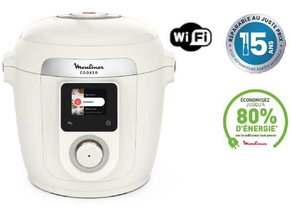 Moulinex Cookeo Wi Fi 8 en 1 Multicuiseur intelligent haute pression 8 modes de cuisson CE952AF0 - vue 4