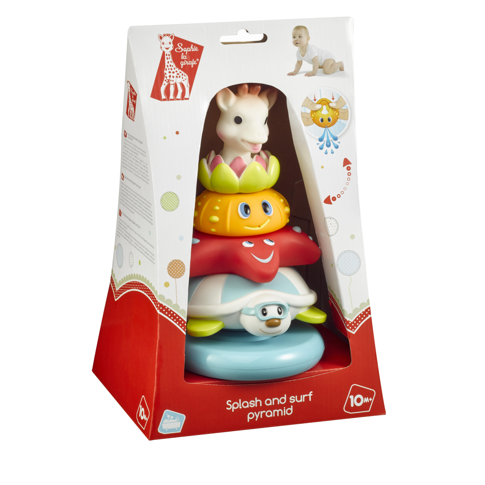 Splash and surf pyramid Sophie la girafe