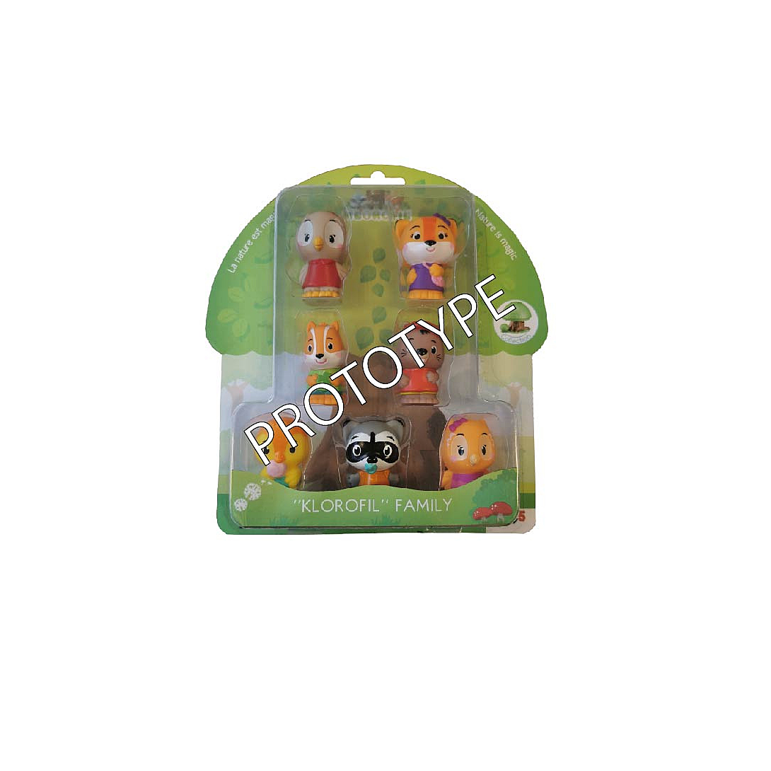 Assortiment de 7 personnages Klorofil VULLI Kloro'Families Extérieur Sophie la Girafe Garantie - vue 1
