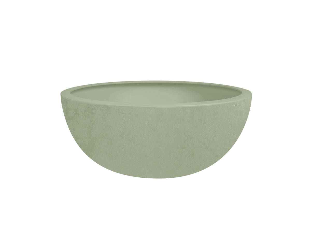 Vasque Pour Fleurs Pro Garden Vert Pastel - Ø40cm H16cm - Pot De Fleur Écologique