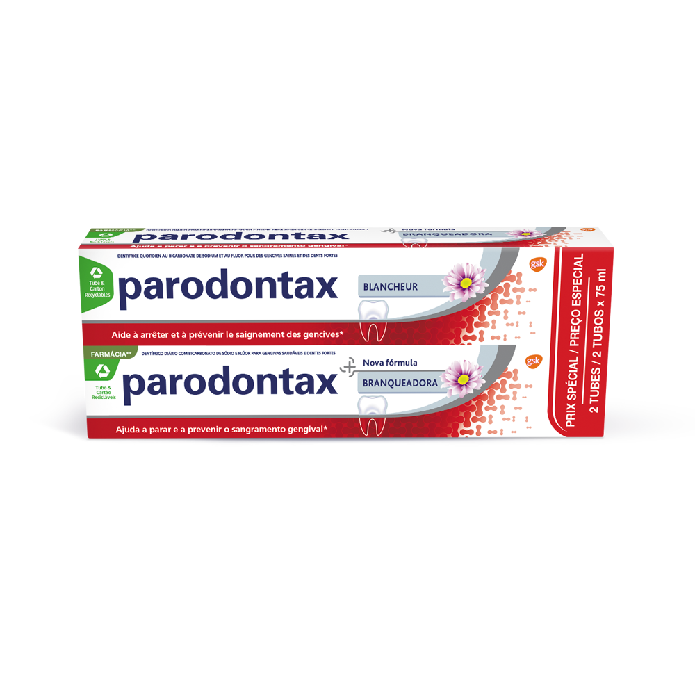 Dentifrice blancheur 2x75ml