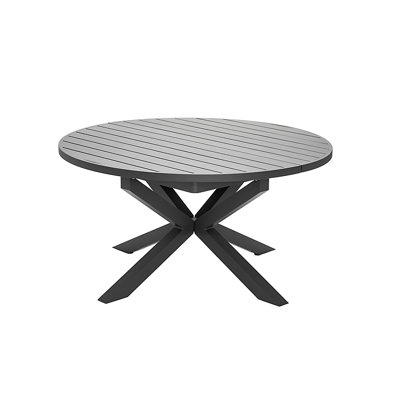 Table de jardin ronde extensible en aluminium Palma 810 personnes