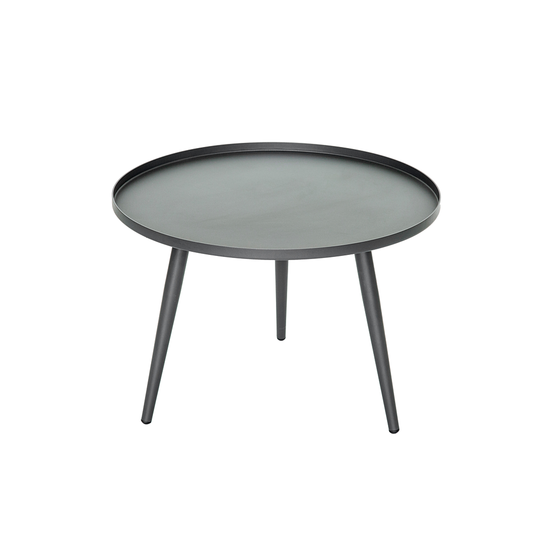 Table basse ronde semi gigogne diam.60 cm Antiparros