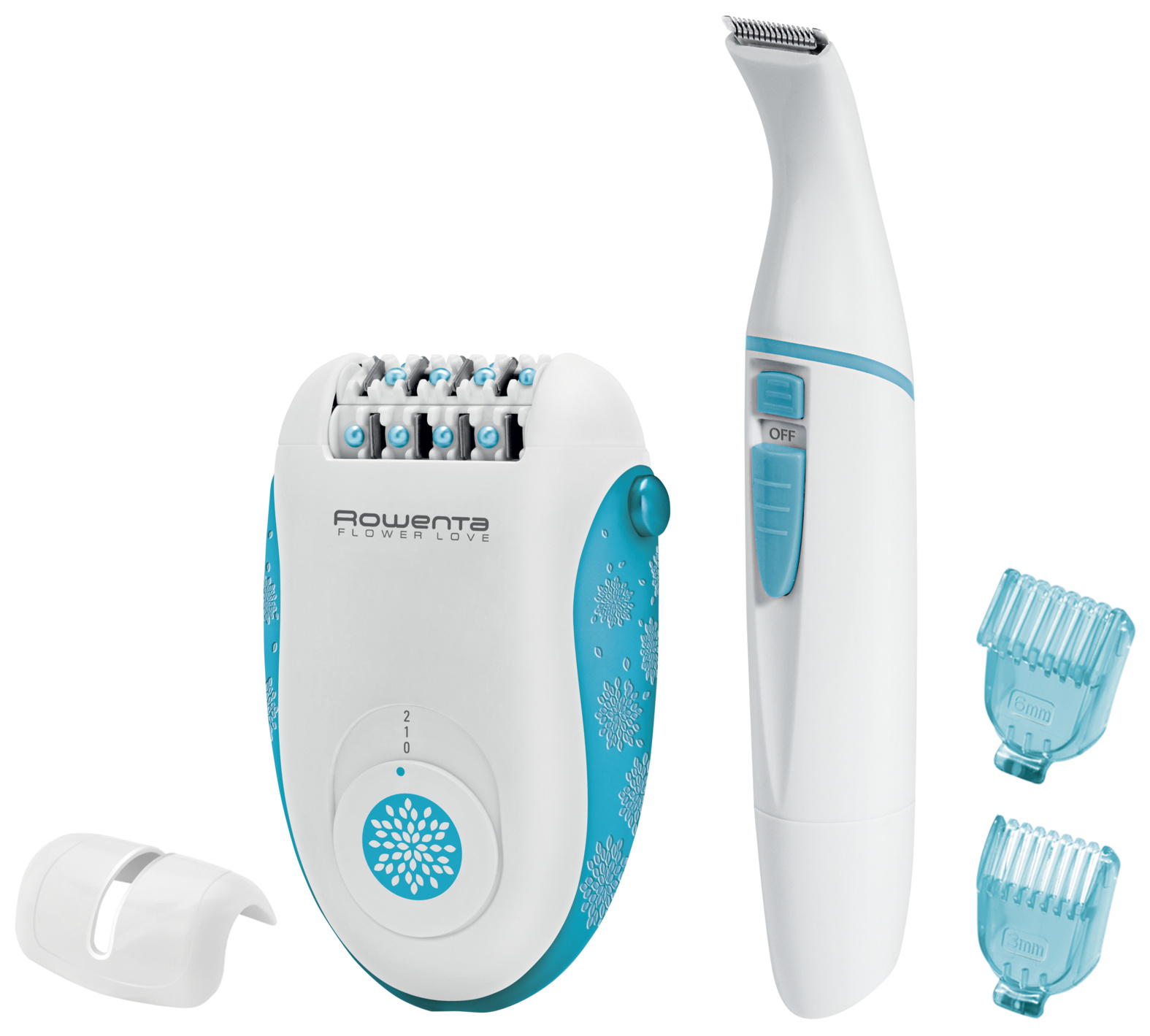 Kit d'épilation électrique Rowenta Flower Love EP2851F1