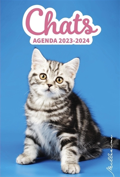 Agenda Chats 2023-2024 (Broché)
