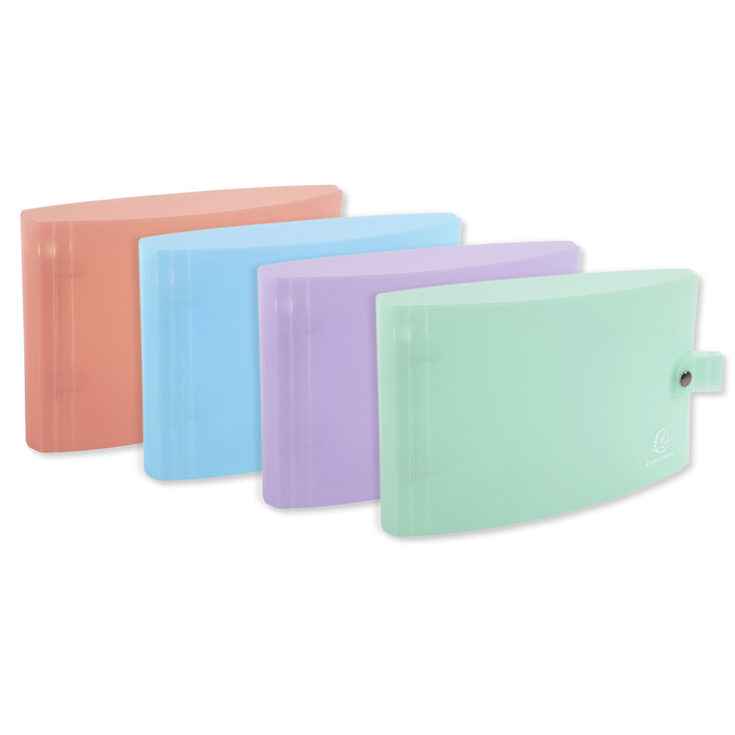 Classeur Oxford Color Life A5 à L'italienne - Dos 35 Mm, 2 Anneaux Ronds - Couverture En Carte Pelliculée Verte - Capacité 225 Feuilles