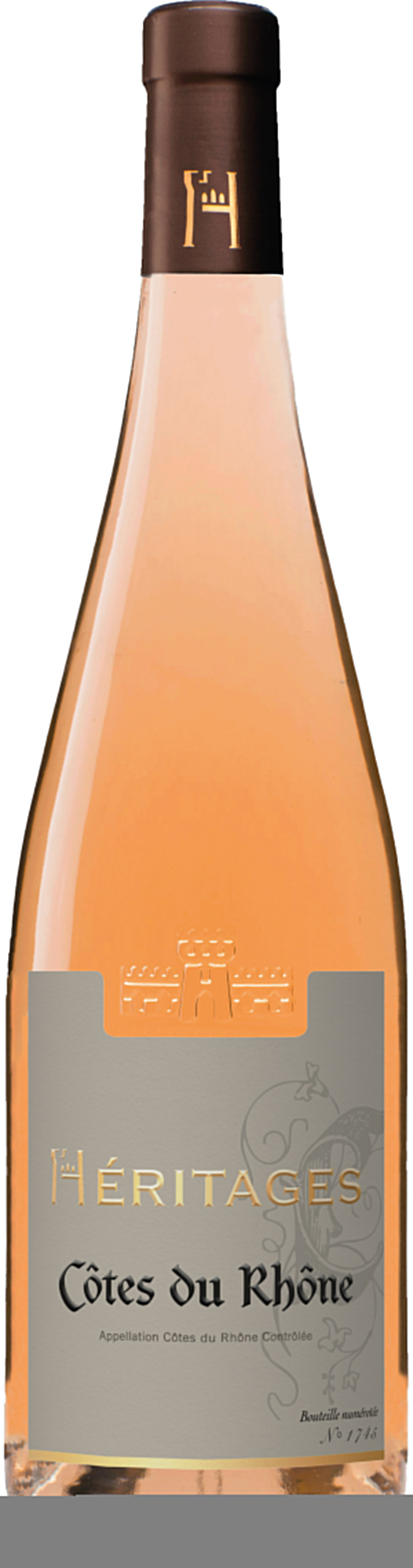 Héritages, 2022 - Côtes du Rhône AOP - Rosé - 75 cl