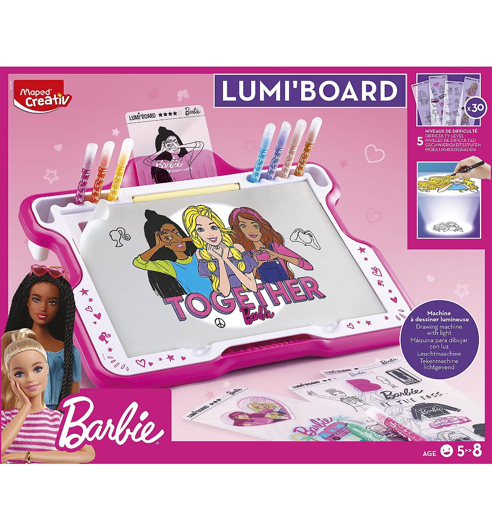 Lumiboard Barbie - Machine à Dessin