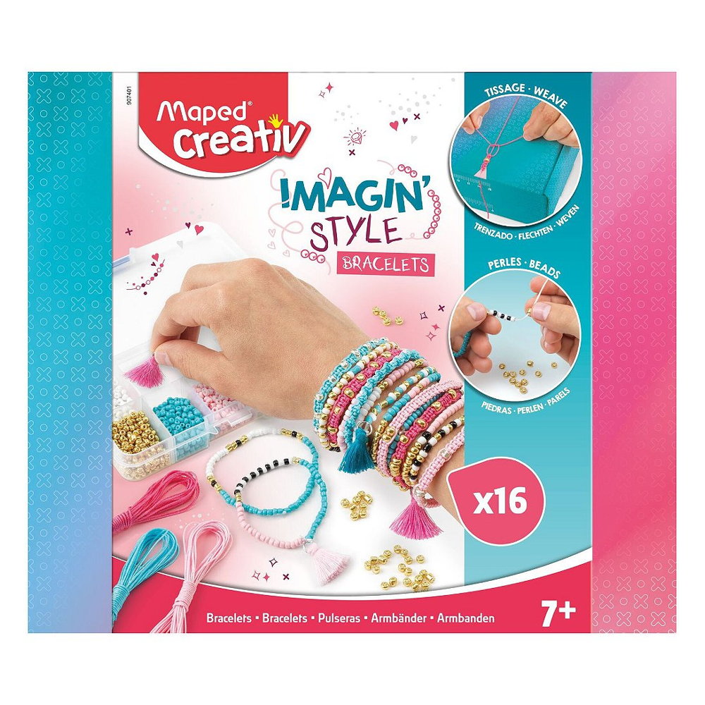 BRACELETS TENDANCES TISSAGE & PERLE