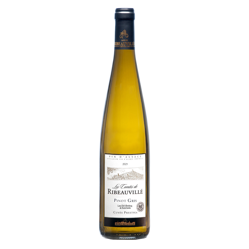 Cave de Ribeauvillé Lieu dit Silberberg de Rorschwihr, 2021 - Alsace Pinot Gris AOP - Blanc Moelleux