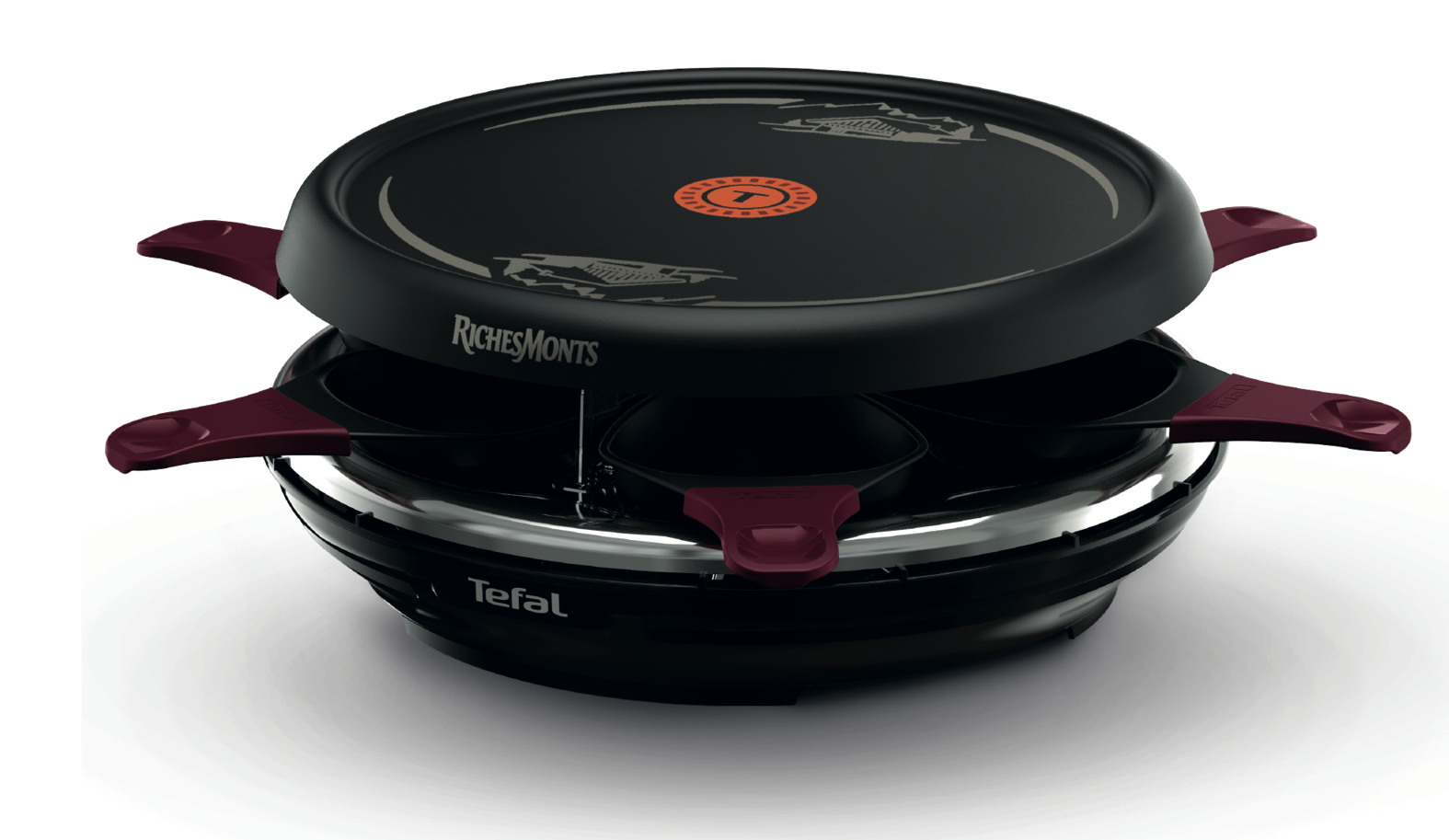 Appareil À Raclette Plancha Crêpière 6 Personnes Richesmonts Re12r810 Tefal - vue 3