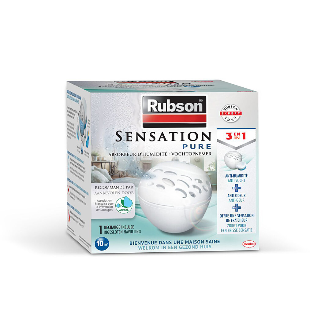 Absorbeur D'humidité Sensation Pure Rubson La Boite De 300 G - vue 2