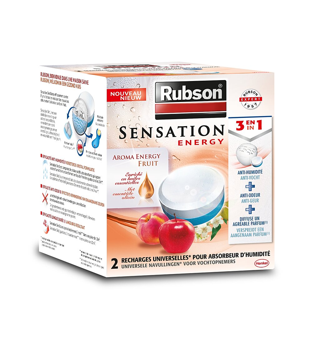 Recharge Powertabs Sensation Provençale Absorbeur D'humidité Rubson Le Lot De 2 Recharges - vue 2