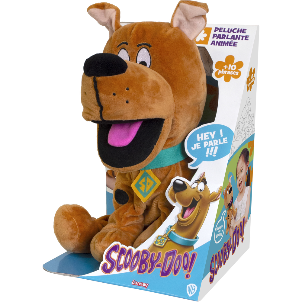 Scooby Doo! - Peluche Parlante animée - Marionnette - Electronique junior - Dès 5 ans - Lansay