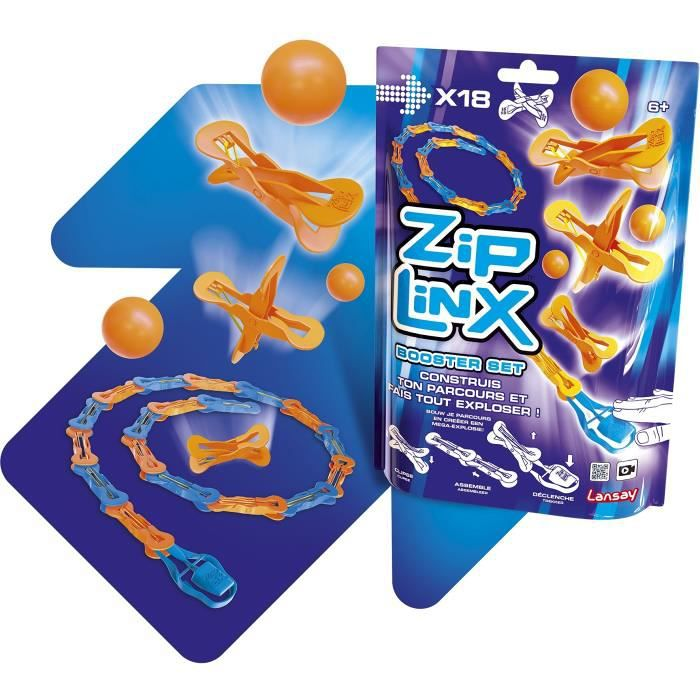 Ziplinx - Booster Set - Jeu de récré - Dès 6 ans - Lansay
