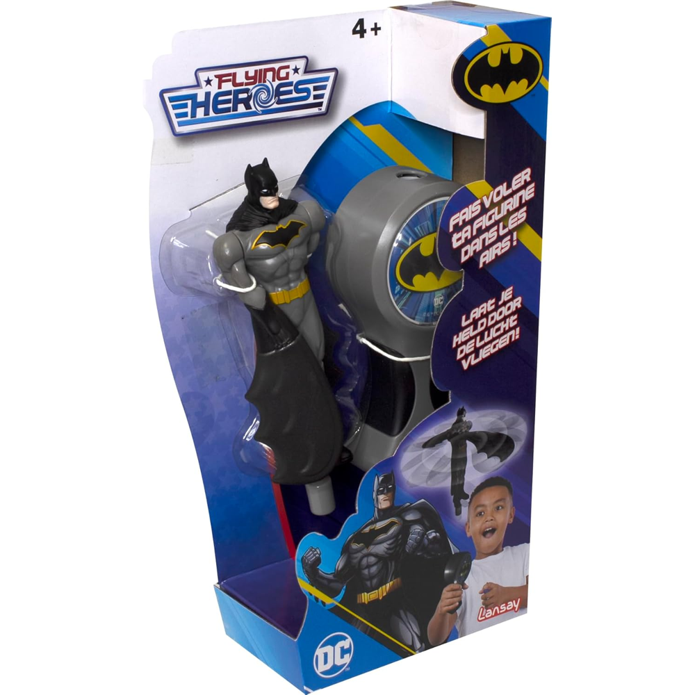 Flying Heroes - Batman - Figurine volante et son lanceur - Personnages de Comics - Dès 6 ans - Lansa