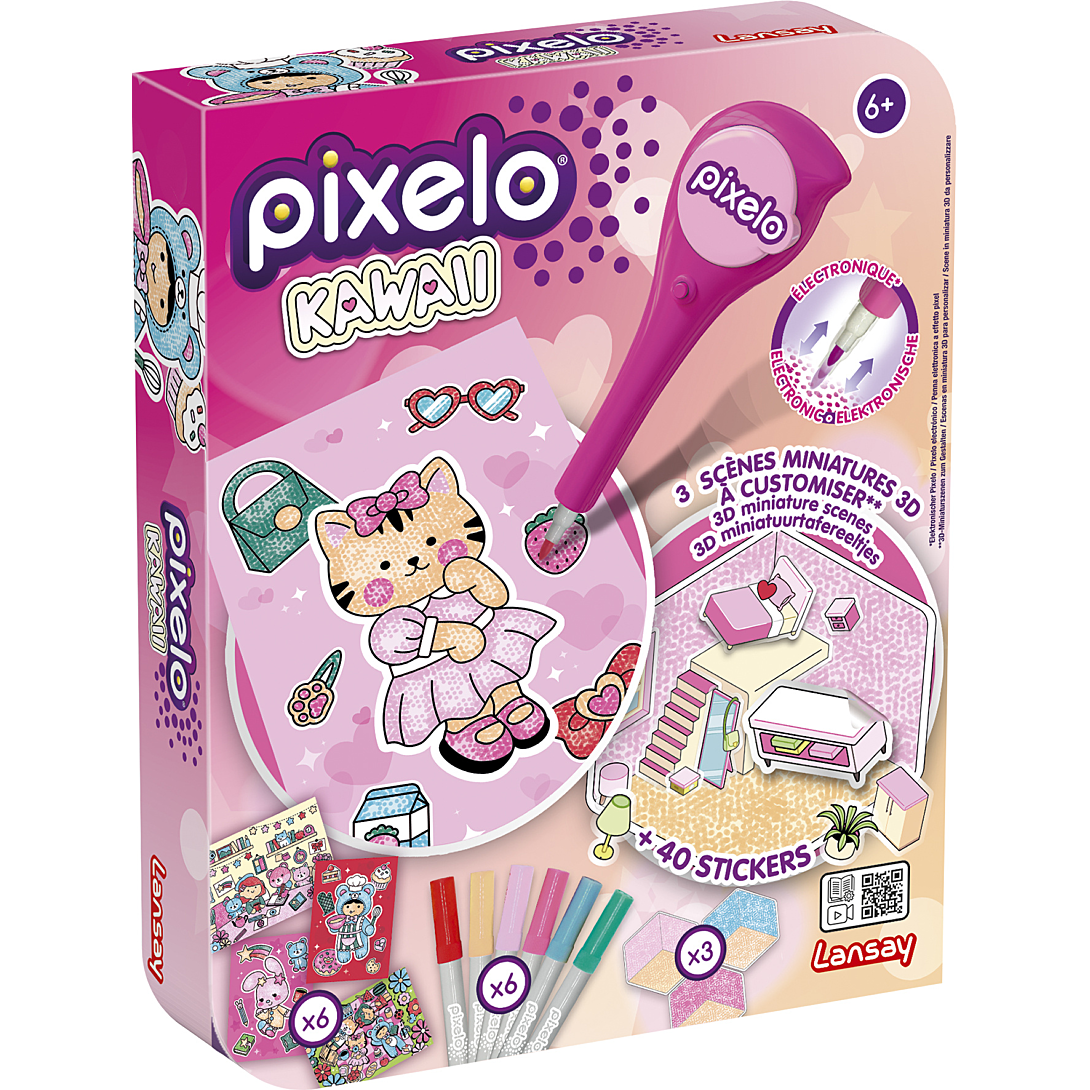 Dessin et coloriage enfant Lansay Pixelo Kawaii - vue 7