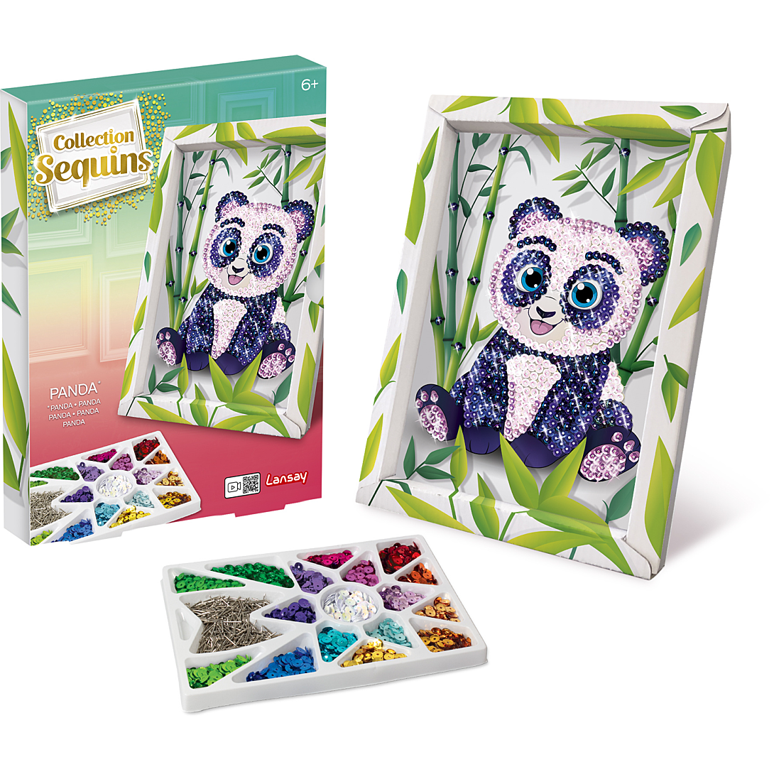 Collection Sequins Panda Activités Manuelles Dès Lansay