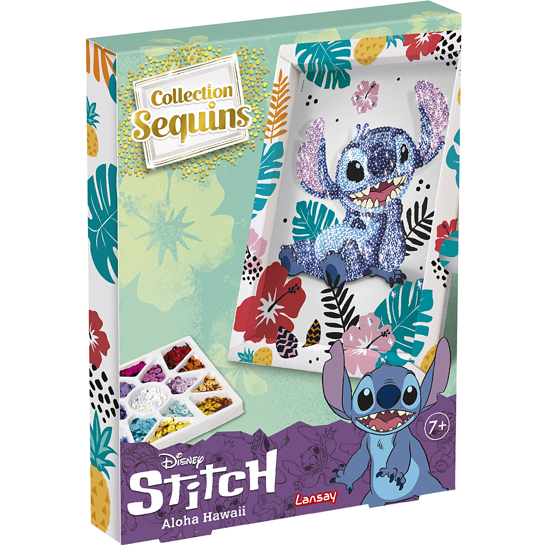 Jeu Loisir Créatif Collection Sequins Stitch Lansay La Boite