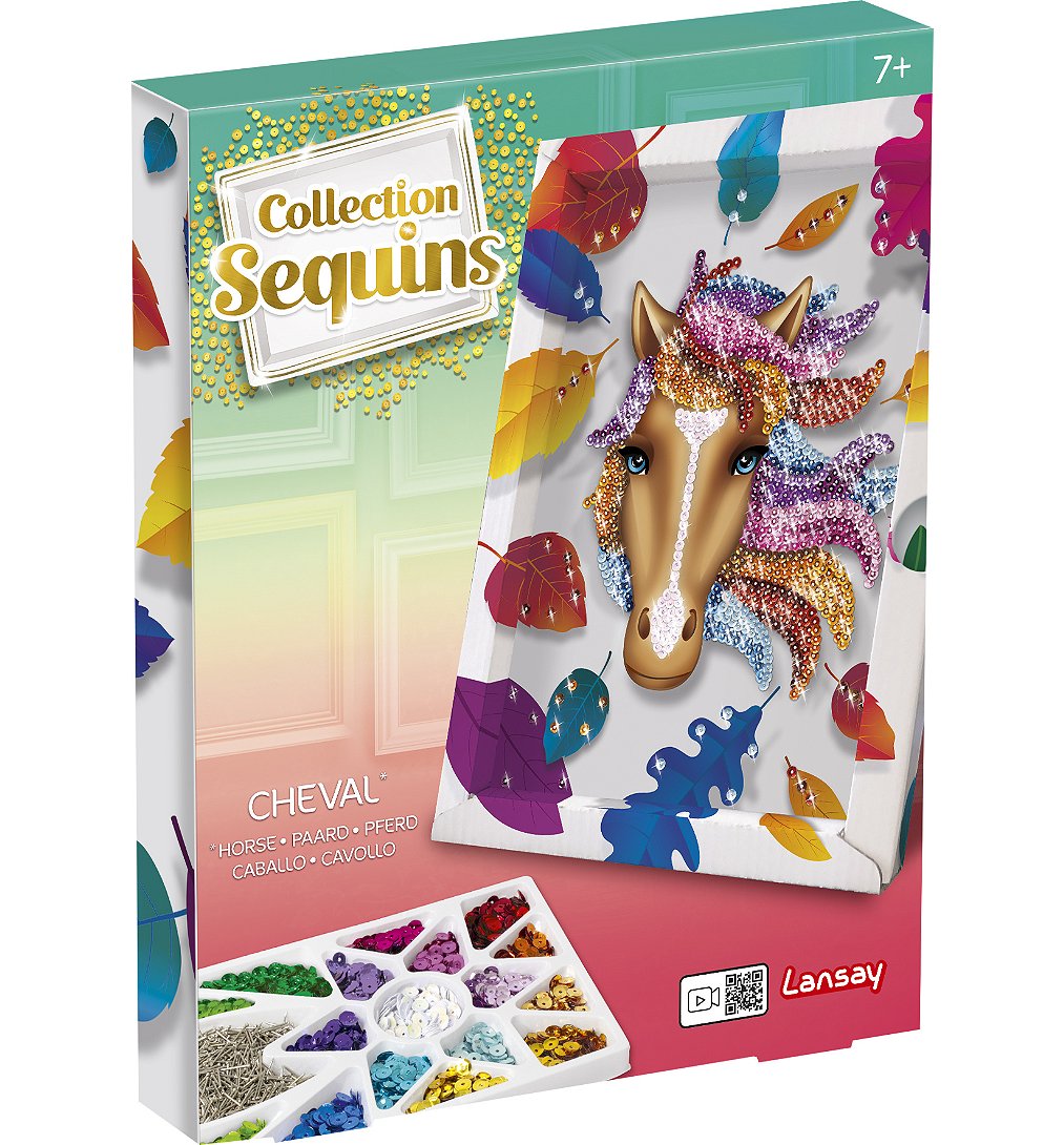 Collection Sequins - Cheval - Activités Manuelles - Dès 7 ans - Lansay