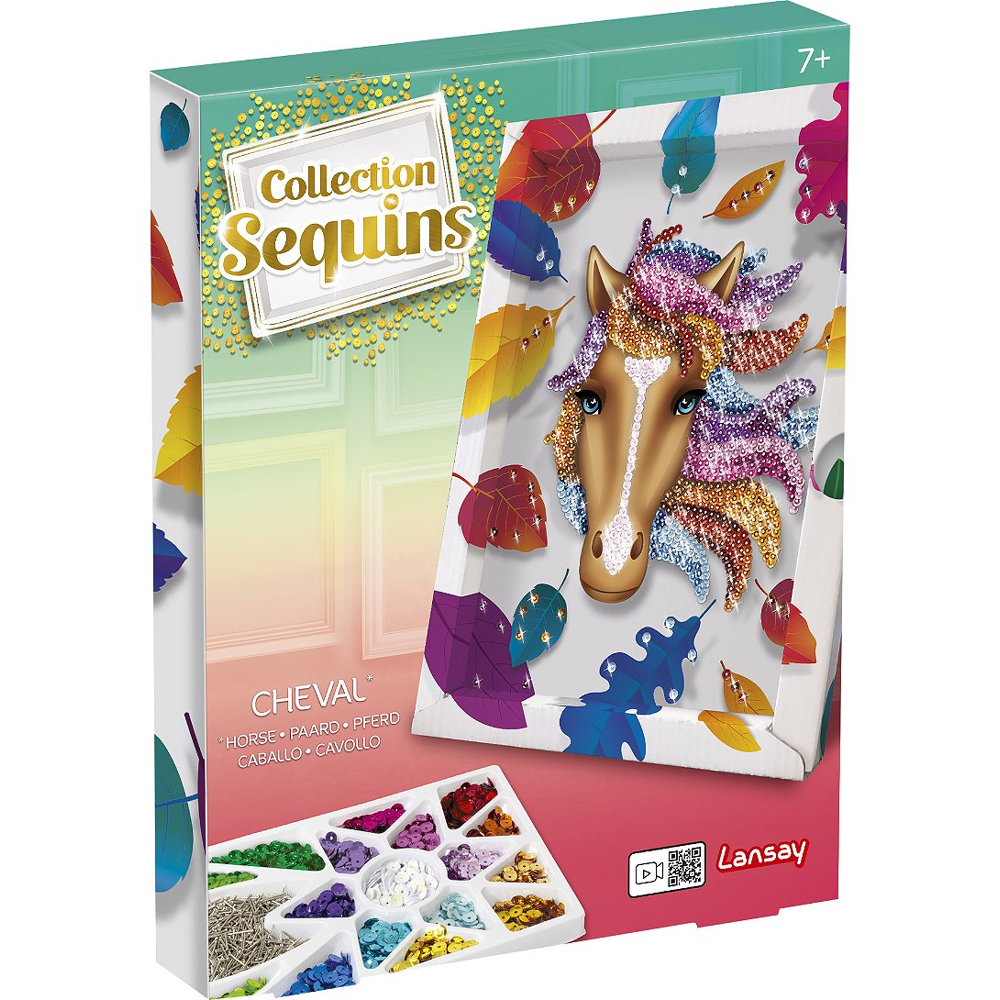 Collection Sequins - Cheval - Activités Manuelles - Dès 7 ans - Lansay