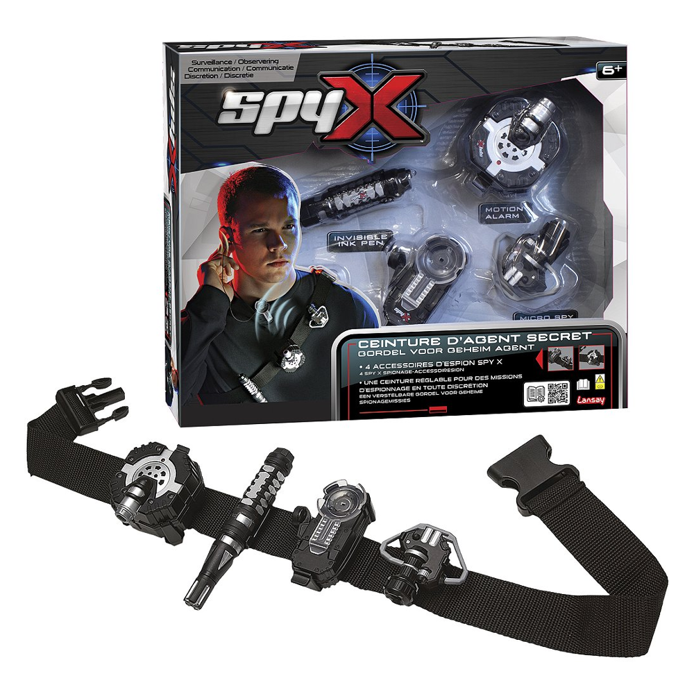Spy X - Spy X - Ceinture d'Agent Secret - Jouet & Accessoires d'Espion - Panoplie d'espionnage enfan