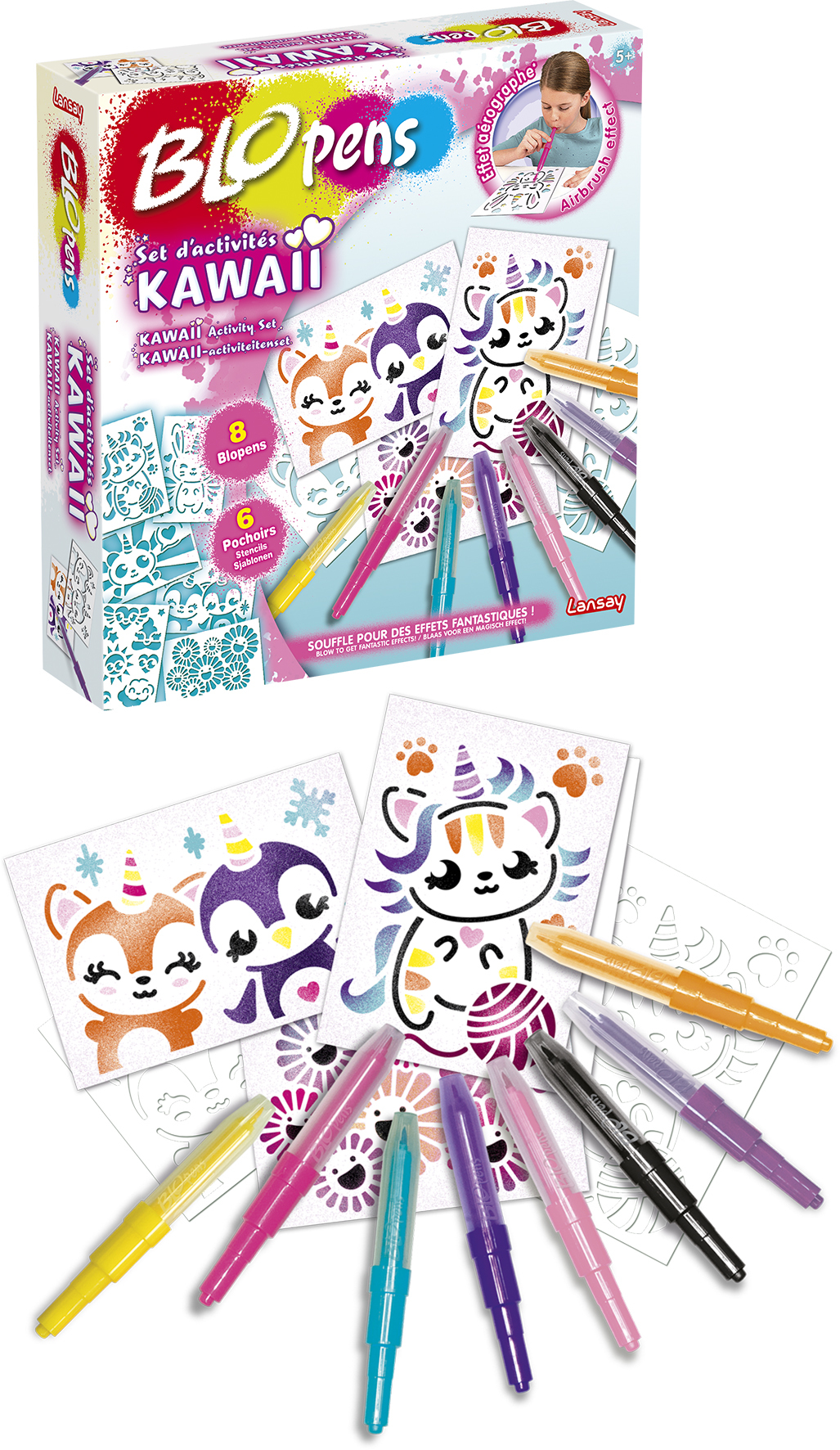 Blopens Set D'activités Chevaux Fantastiques Lansay Le Set - vue 2