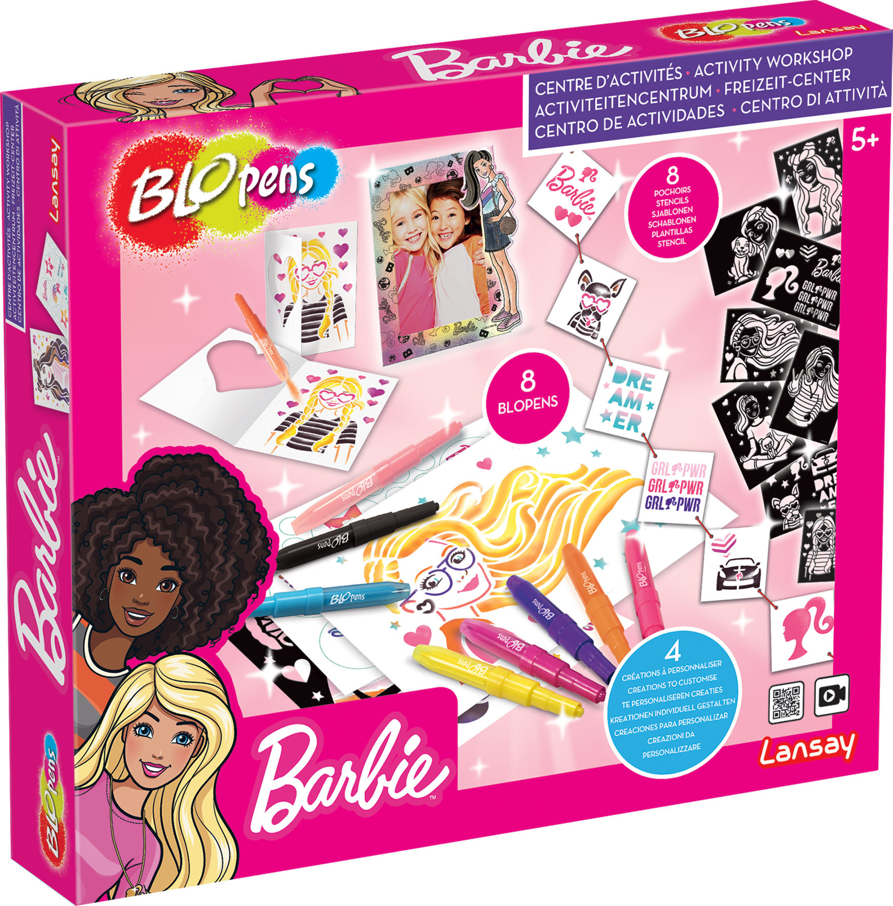 Blopens - Super Centre d'Activités Barbie® - Dessins et Coloriages - Dès 5 ans - Lansay