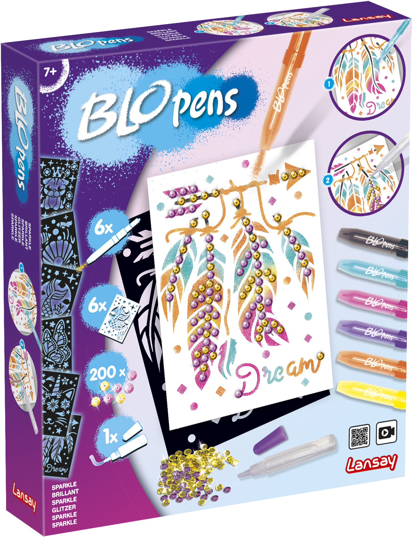 Blopens - Sparkle - Dessins et Coloriages - Dès 7 ans - Lansay