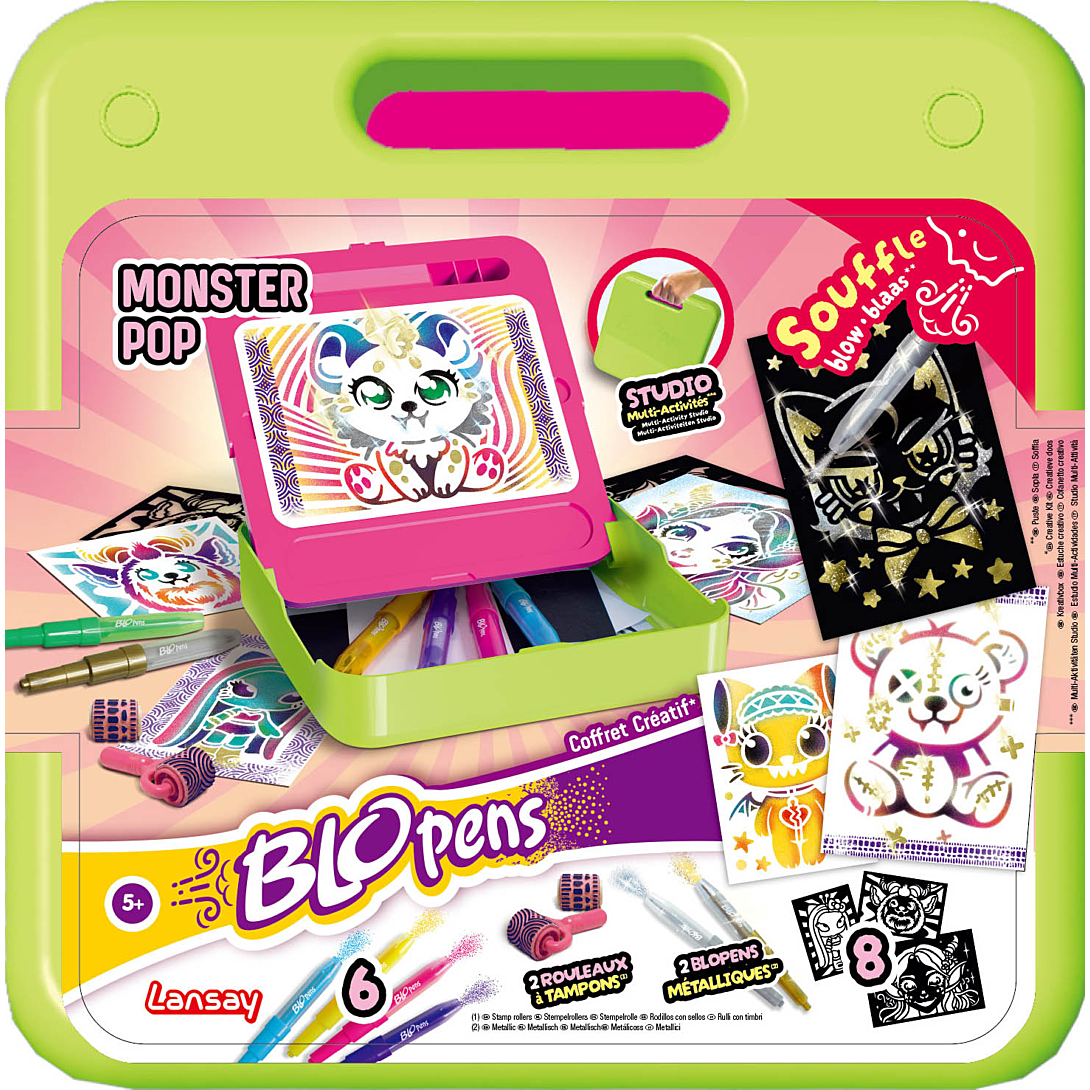 Loisir créatif LANSAY BLOPENS jeu de coloriage COFFRET CRÉATIF MONSTER POP Dès - vue 6