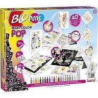 Blopens - Maxi-Color Pop - 40 Activités - Dessins et Coloriages - Dès 5 ans - Lansay