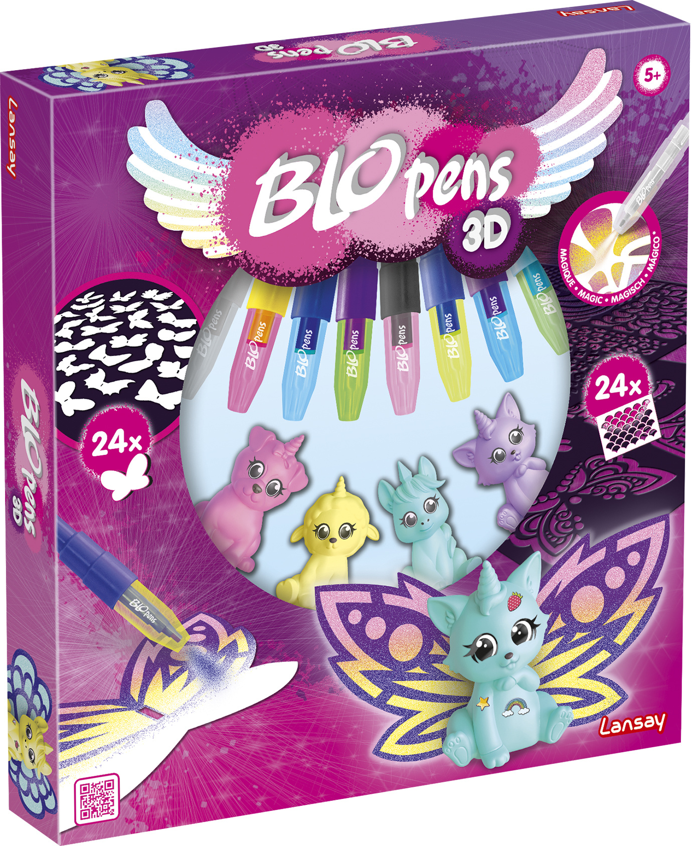 Blopens - Maxi-Color Pop - 40 Activités - Dessins et Coloriages - Dès 5 ans - Lansay