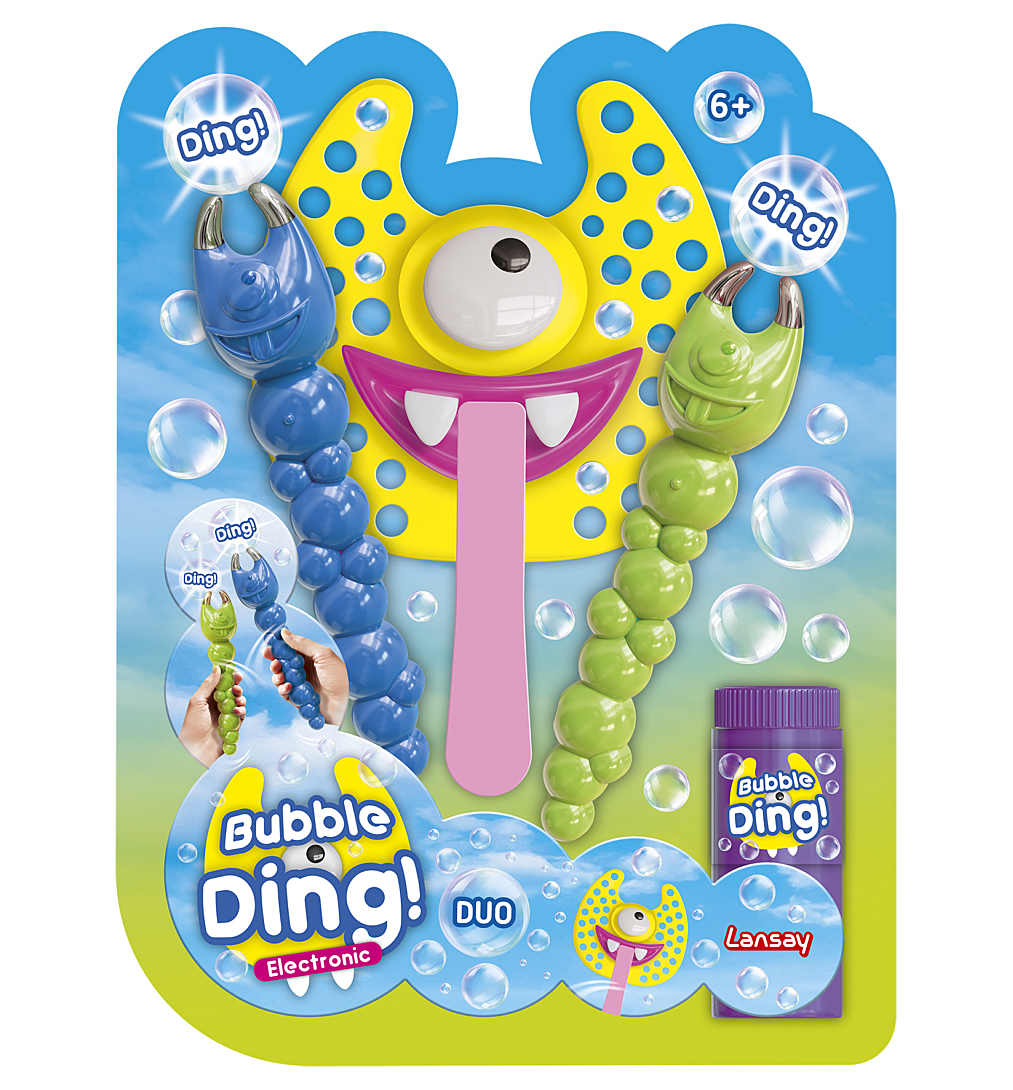 Jeu bulles de savon LANSAY 25640 Bulles Party Bubble Ding Duo Electronic - vue 7